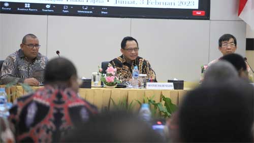 Muhammad Tito karnavian pimpin Rapat Koordinasi (Rakor) Kepala Daerah Se-Tanah Papua