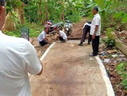 Tim Inspektorat Lampung Utara Monitoring Hasil Program Dana Desa Talang Jembatan Lampura TA 2022