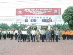 Bupati Asahan Pimpin Apel Gelar Pasukan Operasi Ketupat 2023