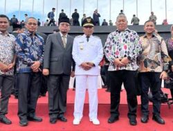 Bupati Asahan, H. Surya bersama beberapa kepala OPD hadiri Puncak Peringatan Hari Otda XXVII di Makassar