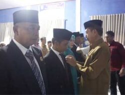 Wabup Pasbar Lantik Bamus Nagari Lubuak Landur Aua Kuniang