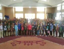 Pelantikan Puluhan Palang Merah Remaja tingkat SLTP se-Way Kanan