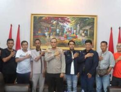 Pengurus PWI Silaturahmi dengan Kapolres Asahan yang Baru