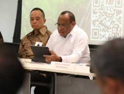 Wempi-dalam-Legal-Roundtable-Discussion Wamendagri, John Wempi Wetipo saat memberi sambutan pada acara Legal Roundtable Discussion mengenai Evolving Carbon Market Regulation in Indonesia