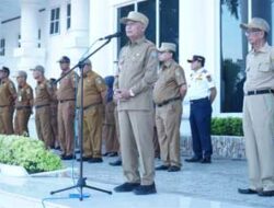 Bupati Asahan Pimpin Apel Gabungan