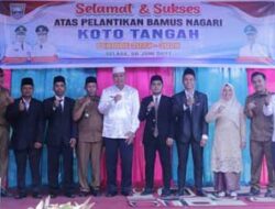 Bupati Pasbar Lantik Bamus Nagari Koto Tangah