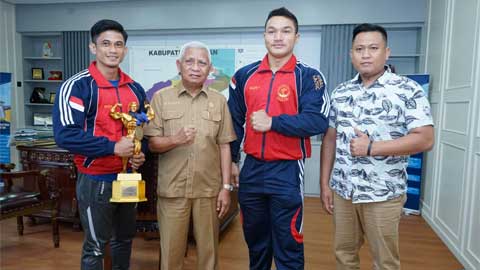 KONI Kabupaten Asahan Audiensi dengan Bupati