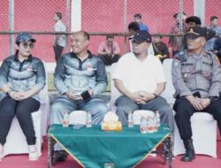 Sekda Kabupaten Asahan, John Hardi Nasution saat pembukaan Pekan Olah Raga