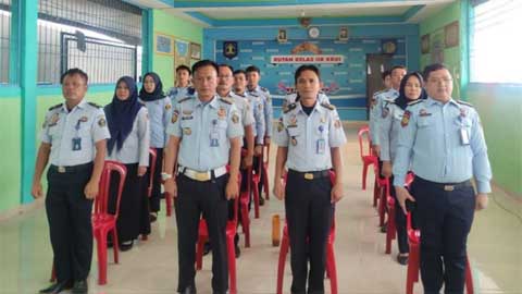 Rutan Kelas IIB Krui Ikuti Seminar Nasional secara Virtual