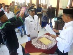 Wabup Pasbar Lantik Tedi Bakharah sebagai Pj Wali Nagari Maligi