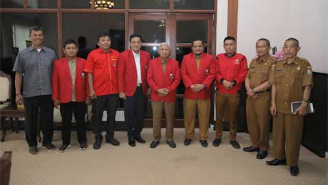 Depicab SOKSI Perkenalkan Pengurus Baru kepada Bupati Asahan