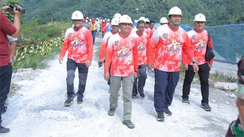 Bupati dan Wakil Bupati Beserta Forkopimda Kabupaten Asahan Kunjungi PLTA Asahan III