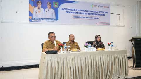 Pemkab Asahan Gelar Rakornis dan Evaluasi Pelaksanaan Deteksi Dini, Preventif dan Respon Penyakit