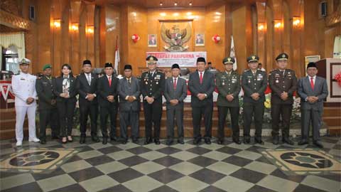 Bupati Ikuti Rapat Paripurna DPRD Asahan Mendengarkan Pidato Kenegaraan Presiden RI