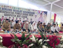Doa-Bersama-Merajut-Kebangsaan Polres Way Kanan Gelar Doa Bersama Merajut Kebangsaan dan Kesepakatan Pemilu Damai