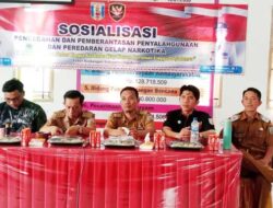Badan Kesbangpol Way Kanan Berikan Penyuluhan Anti Narkotika di Lembasung