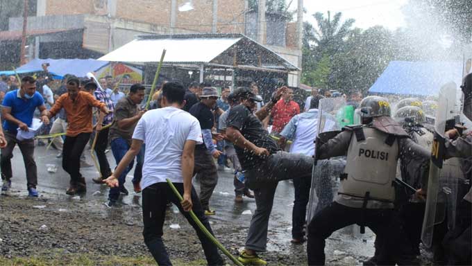 Polres Pasbar Adakan Simulasi Sispamkota