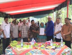 Yuskandar Wakahkan Tanah untuk Pembangunan SDN 22 Pasbar