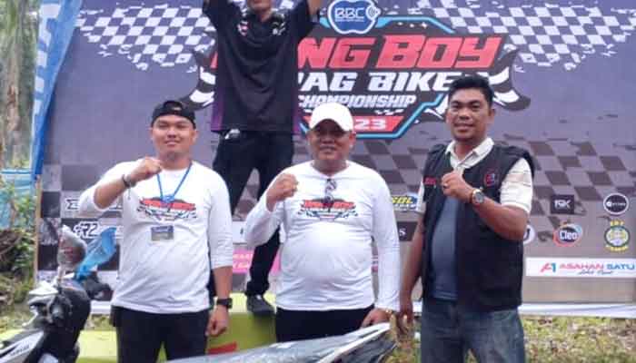 Drag Bike Champions 2023 di Pabrik Benang Asahan