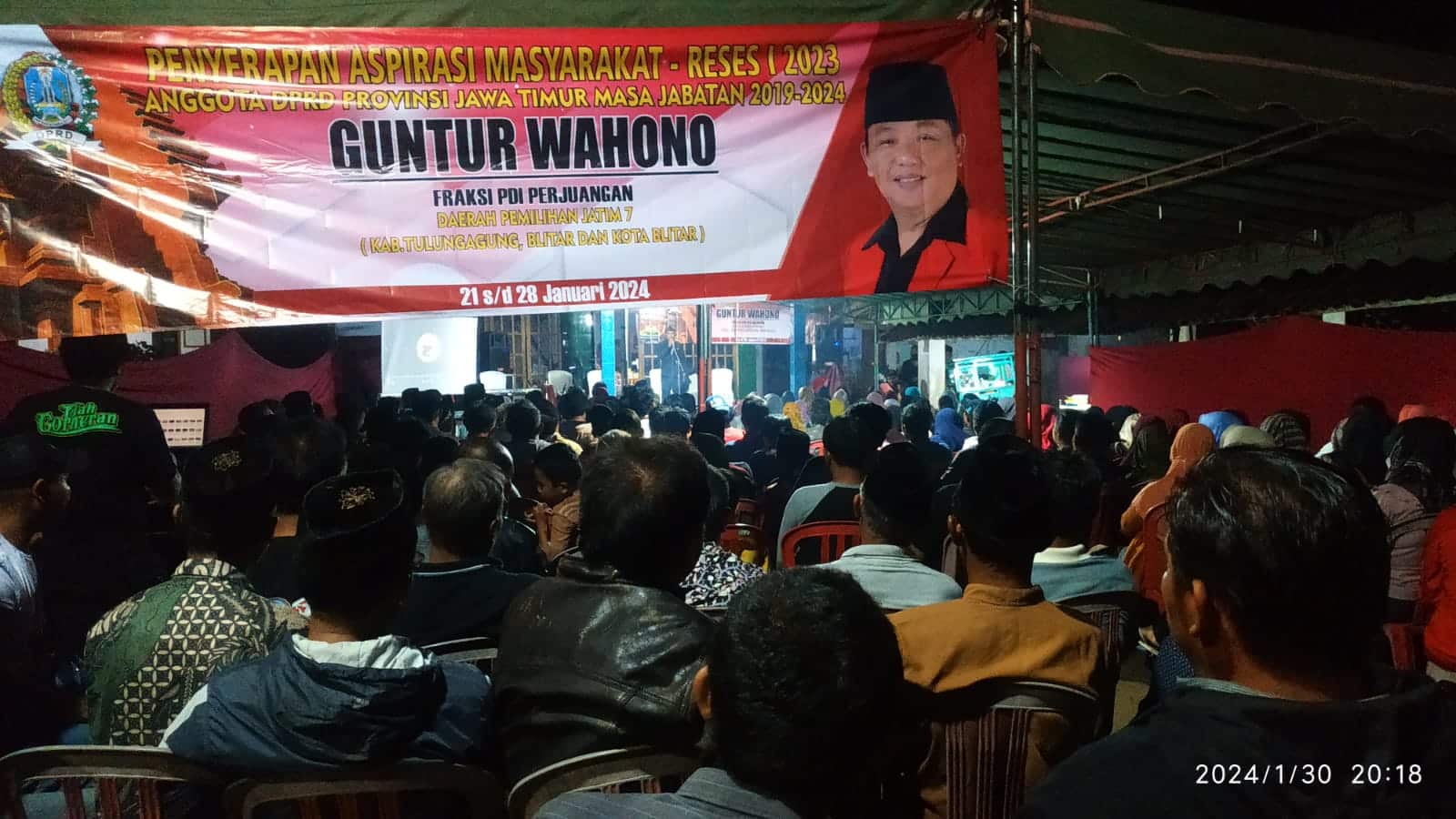 Reses Anggota DPRD Jatim, Guntur Wahono di Desa Bendosewu, Kecamatan Talun, Kabupaten Blitar