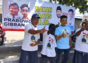 Tomi Gandhi dan Cucu Bung Karno kembali Bagikan Makan Gratis di Ngunut Tulungagung