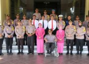 Polresta Magelang melaksanakan Upacara Kenaikan Pangkat