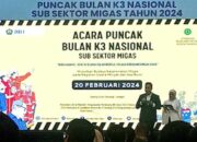 Puncak Bulan K3 Nasional Sektor Migas