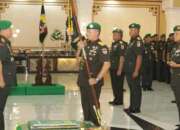 Mayjen TNI Rafael Pimpin Sertijab Pati TNI-AD dan 10 Pamen di Lingkungan Kodam Brawijaya