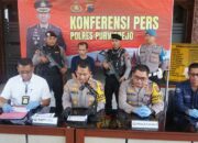 Kapolres Purworejo saat Konferensi Pers