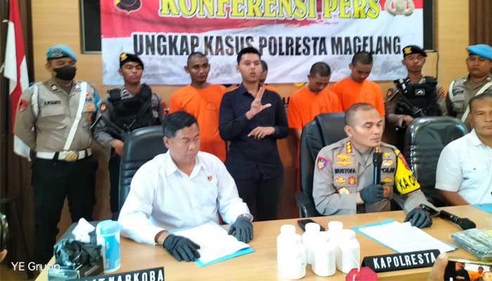 Polresta Magelang ungkap jaringan pengedar narkoba lintas kota