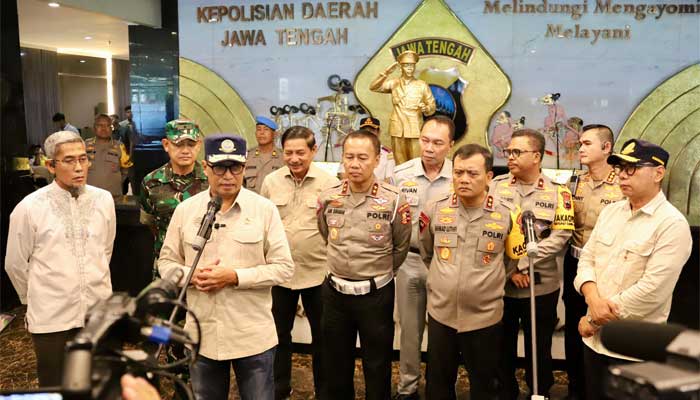 Budi-Karya-Sumadi-di-Mapolda-Jateng Menteri Perhubungan, Budi Karya Sumadi di Mapolda Jateng