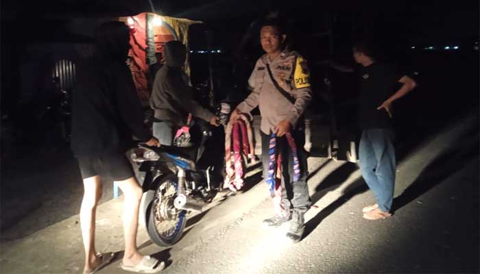 Polsek Jatilawang Polresta Banyumas Amankan 10 Remaja
