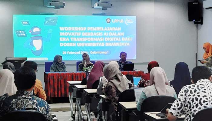 Universitas Brawijaya Gelar Workshop Pembelajaran Inovatif Berbasis AI