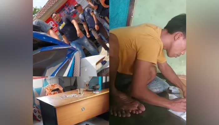 Bukti-bukti kasus pengeroyokan Ketua SMSI Kabupaten Way Kanan.