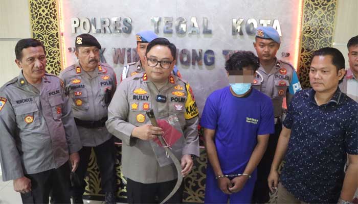 Konferensi pers Polres Tegal Kota, Polda Jawa Tengah