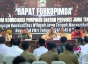 Bupati Purworejo, Hj Yuli Hastuti bersama Forkopimda hadiri Rakor Forkopimda Provinsi Jawa Tengah