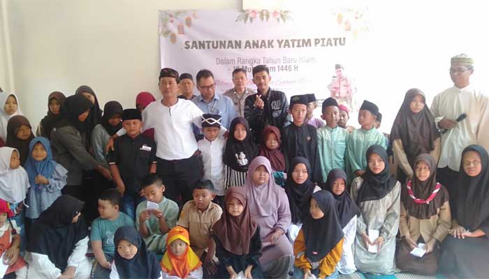 Puluhan Anak Desa Cicadas Purwakarta Antusias Ikut Giat Santunan Yatim Piatu