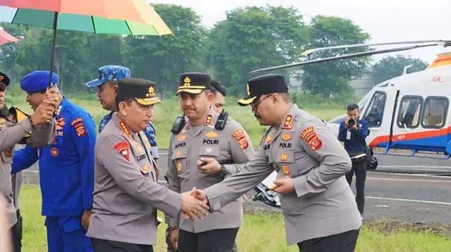 Kapolres Purwakarta, AKBP Lilik Ardhiansyah bersama Kapolri Jenderal Listyo Sigit Prabowo