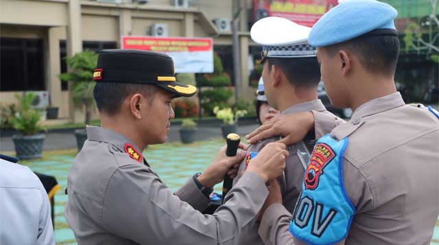 Apel Operasi Keselamatan Lalu Lintas Candi di Polres Purworejo
