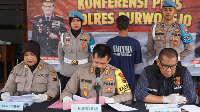 Polres Purworejo Ungkap Komplotan Pelaku Pencurian Spesialis Sekolah