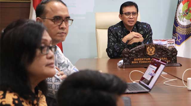 Ditjen Bina Pembangunan Daerah Kemendagri menggelar rapat terkait penanganan perlintasan sebidang kereta api di daerah