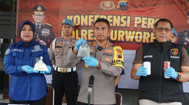 Satreskrim Polres Purworejo Berhasil Ungkap Kasus Peracik 52 Kilo Bahan Peledak Petasan