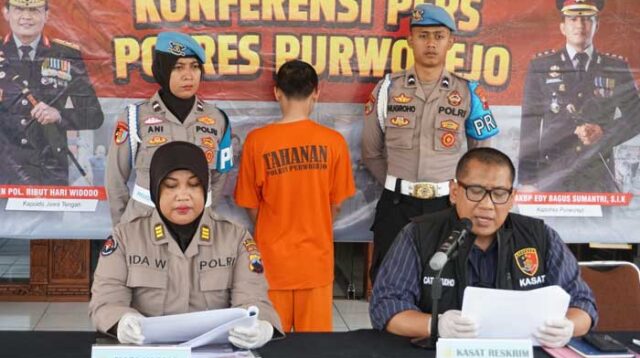 Satreskrim Polres Purworejo Tangkap Tersangka Pencabulan Anak