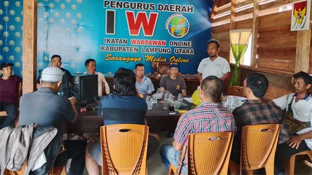 Pengurus Daerah IWO Lampura Gelar Rakerda Tahun 2025