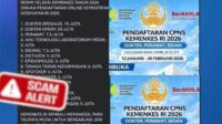 Hoaks Informasi Seleksi Kemenkes 2026