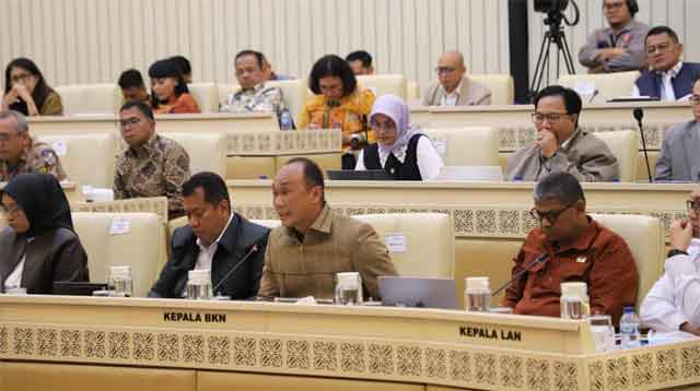 Rapat Dengar Pendapat (RDP) Komisi II DPR RI bersama BKN