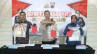 Polres Purworejo menggelar konferensi pers terkait hasil Operasi Penyakit Masyarakat (Pekat) Candi 2026