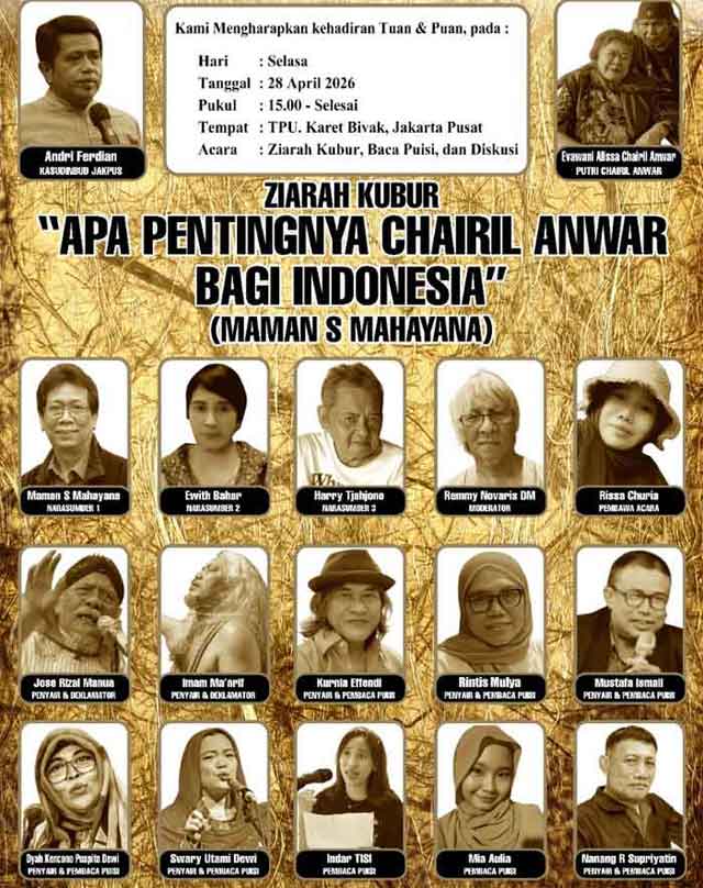 Ziarah Kubur 'Apa Pentingnya Chairil Anwar Bagi Indonesia'