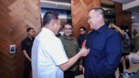 Wakil Ketua DPRD Sumbar, Nanda Satria bersama Menteri Ekraf, Teuku Riefky Harsya usai mendampingi audiensi jajaran Pemerintah Kota (Pemko) Padang di Kantor Kementerian Ekraf, Jakarta. IST